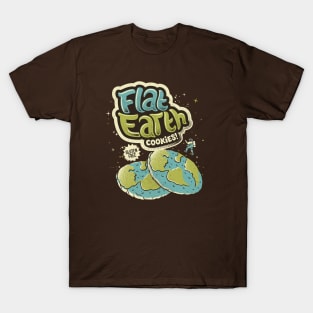 Flat Earth Cookies by Tobe Fonseca T-Shirt